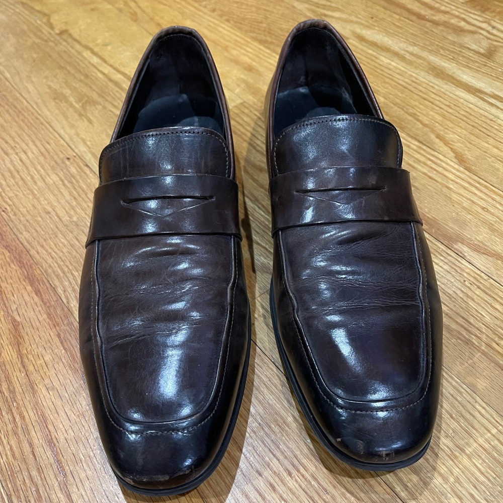 To Boot New York Adam Derrick Senato Brown Loafers